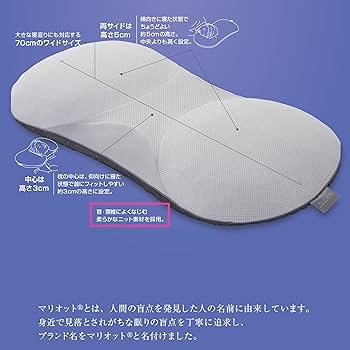 Amazon｜MARIOTTE マリオット プロ8人が熟睡を追求した枕3｜枕